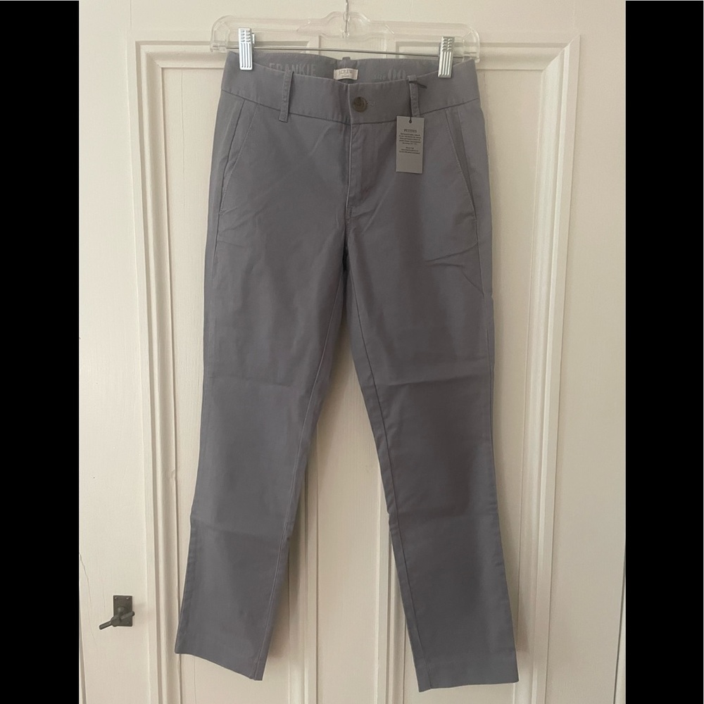 NWT J. Crew Frankie Petite Chino Pant